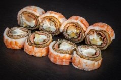 ТЕМПУРА С ГРЕБЕШКОМ И КРЕВЕТКОЙ БЕЗ РИСА