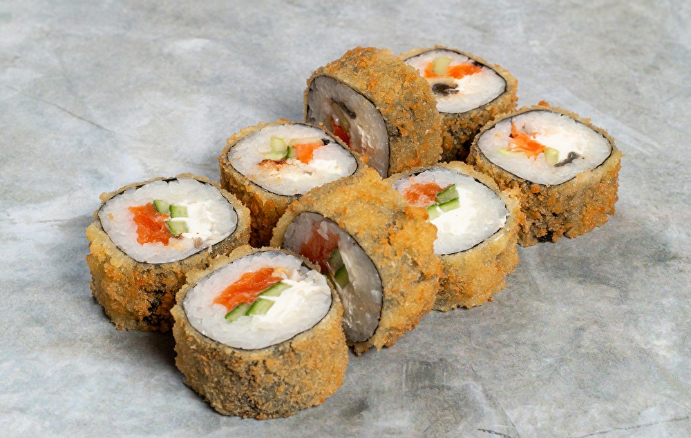 Сяке унаги темпура