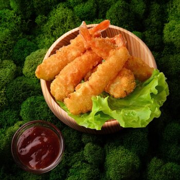 Креветки в темпуре