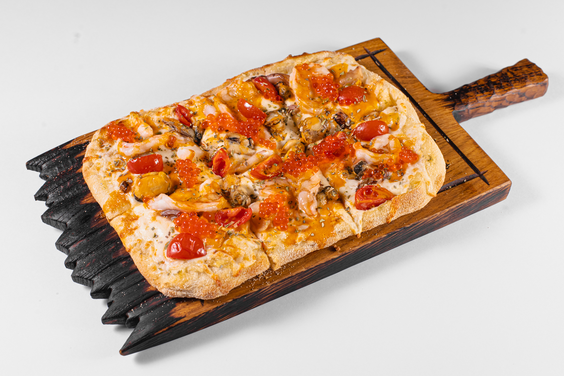 Пицца с морепродуктами