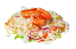 Лапша грант рисовая широкая с овощами