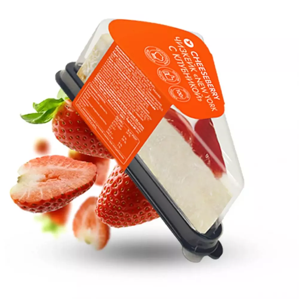 Чизкейк "Нью-Йорк с клубникой"