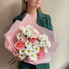 Букет "Нежный микс", размер L