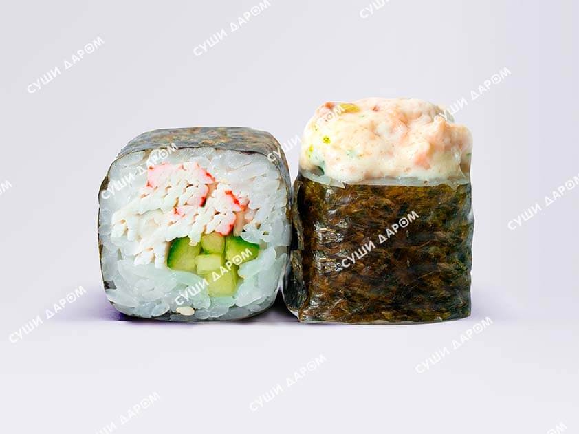 Запеченный ролл Такора с курицей