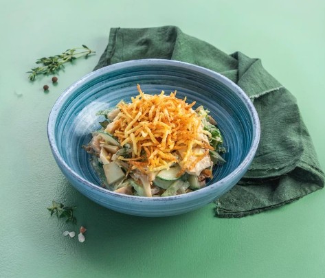 С копченым цыпленком и картофелем Пай