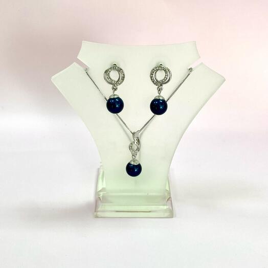 Набор подвеска и серьги