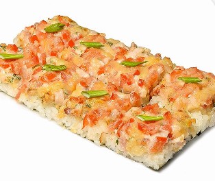 Суси пицца с креветкой