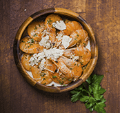 Креветки королевские по-гречески
