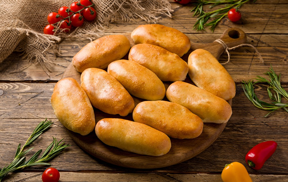 Пирожки с картофелем и грибами (10 шт.)