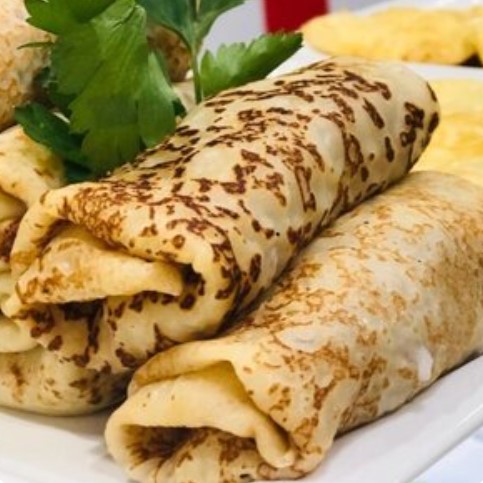 Блинчик с сыром сулугуни