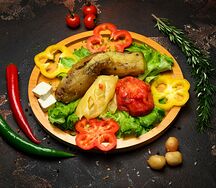 Овощной шашлык
