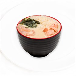 Суп сливочный с пастой Том ям