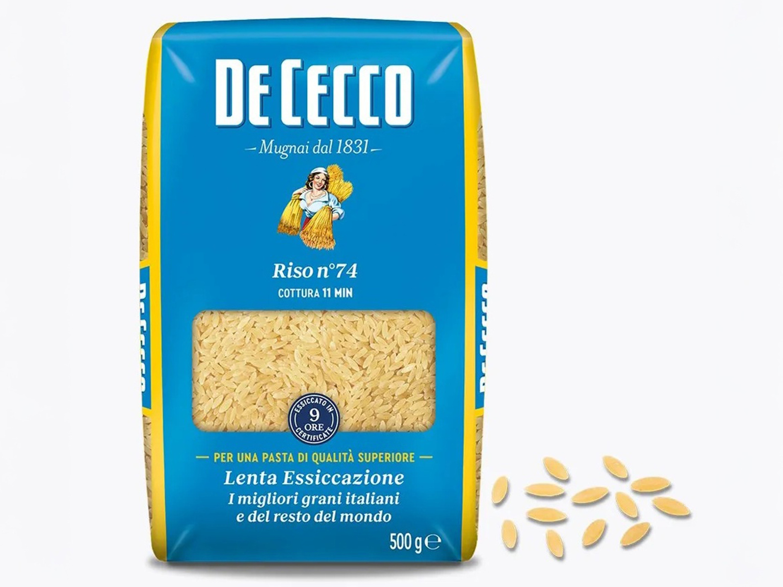 Паста De Cecco №74 Ризо