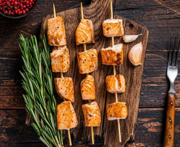 Шашлычки из семги