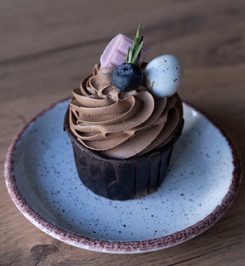 Шоколадные капкейки с крем-чизом