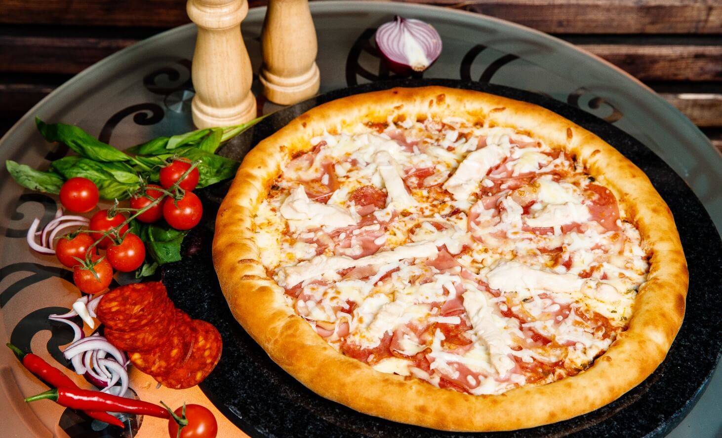 Мясная 25 см