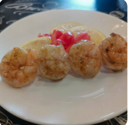 Шашлычок из королевских креветок