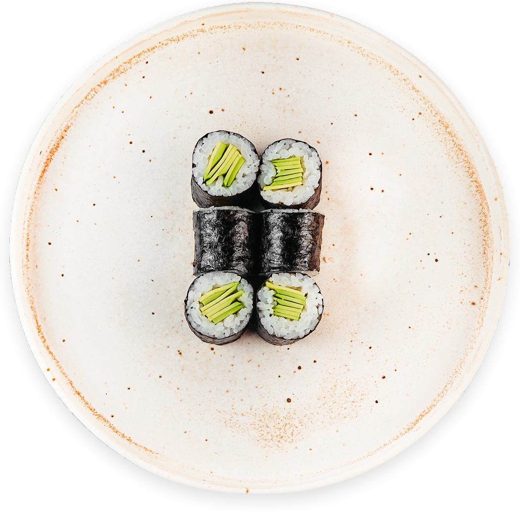 Ролл маки с авокадо (6 шт)