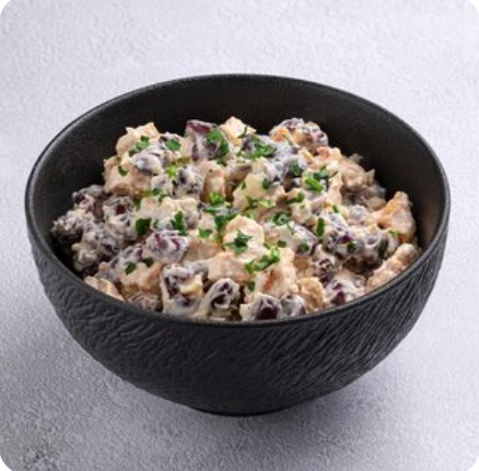 Наполи с фасолью и куриным филе