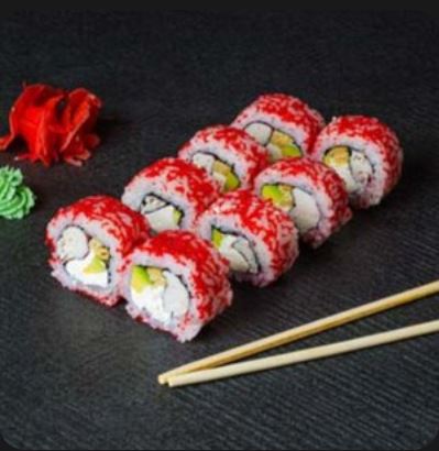 Ролл Калифорния с крабом