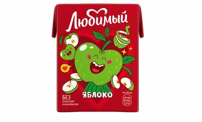 Сок Любимый 0,2 (яблоко)