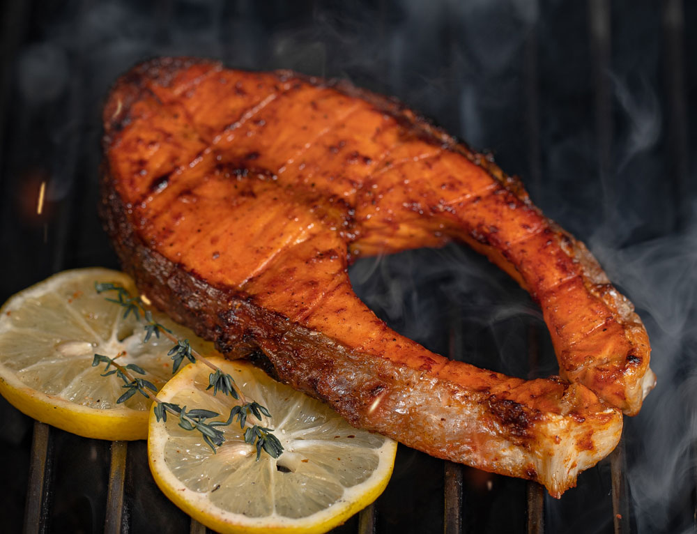 Стейк из семги