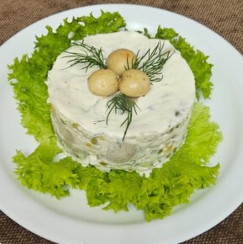 Салат Грибной
