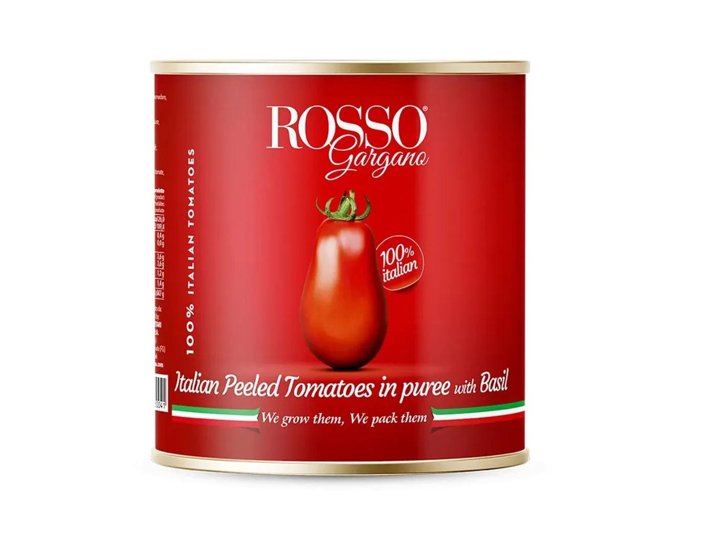 Томаты Rosso Gargano Pelati очищенные целые в собственном соку