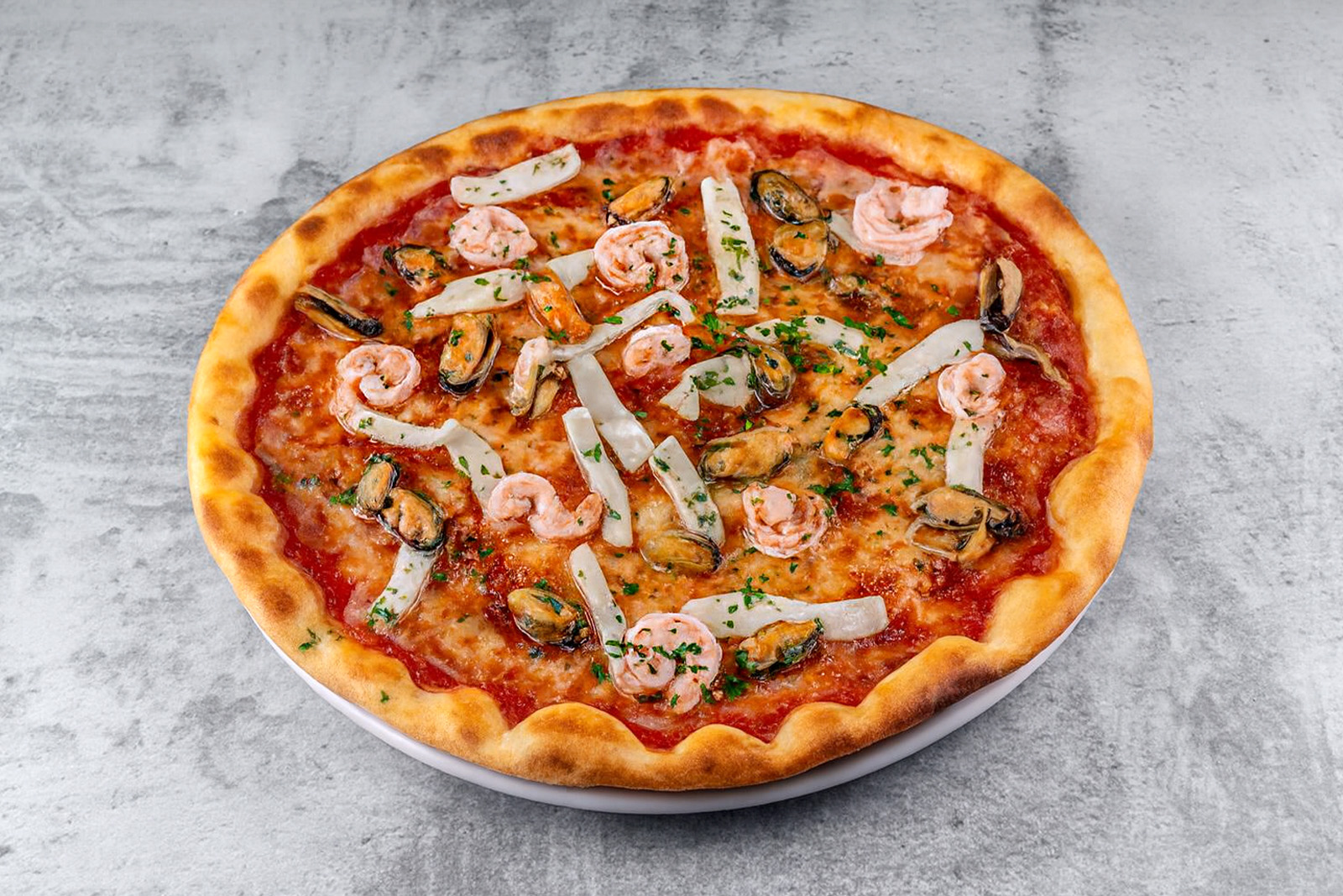 Пицца Фрутти ди Маре с сыром