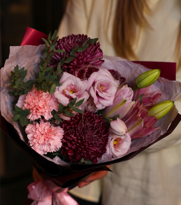 Букет «Бургунди»