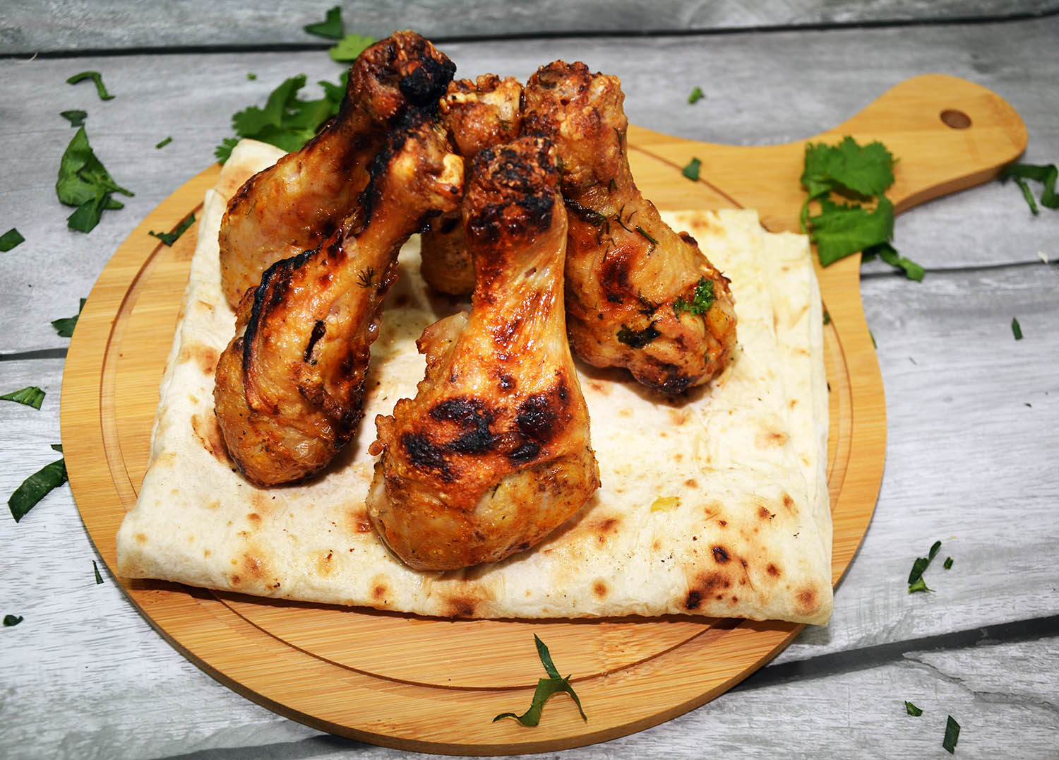 Шашлык из куриной голени