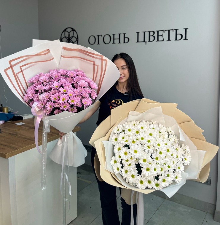 ВАУ-букеты ромашек 9шт