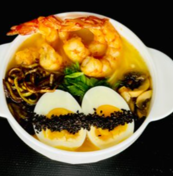 Рамэн с королевскими креветками