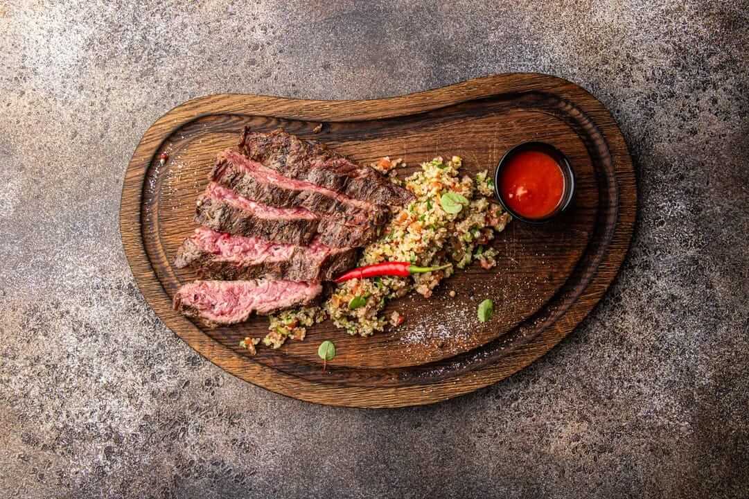 Стейк мясника "Онглет"