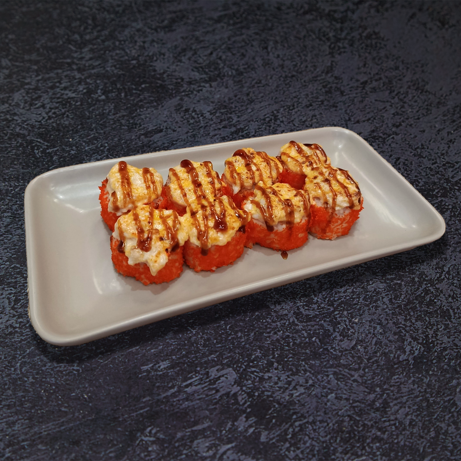 Запеченный с курицей острый