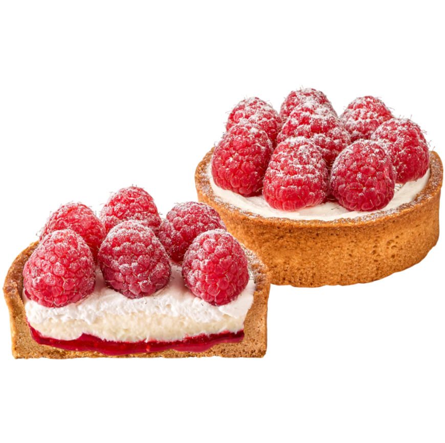 Тарталетка с малиной