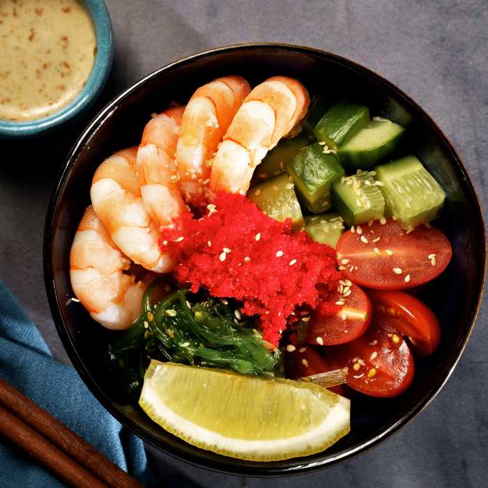 Поке с креветкой