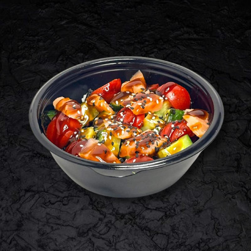 Поке с лососем