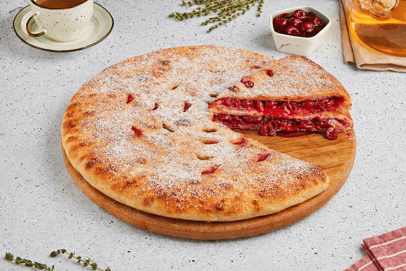 Осетинский пирог с вишней 1,1 кг