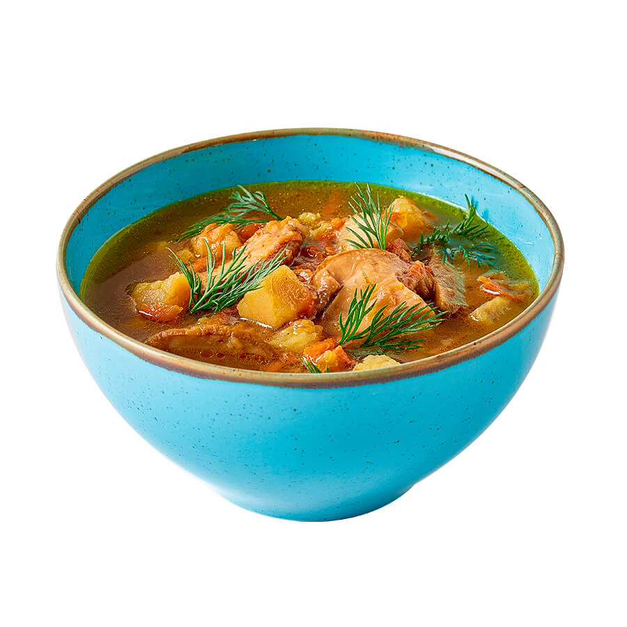 Суп с белыми грибами