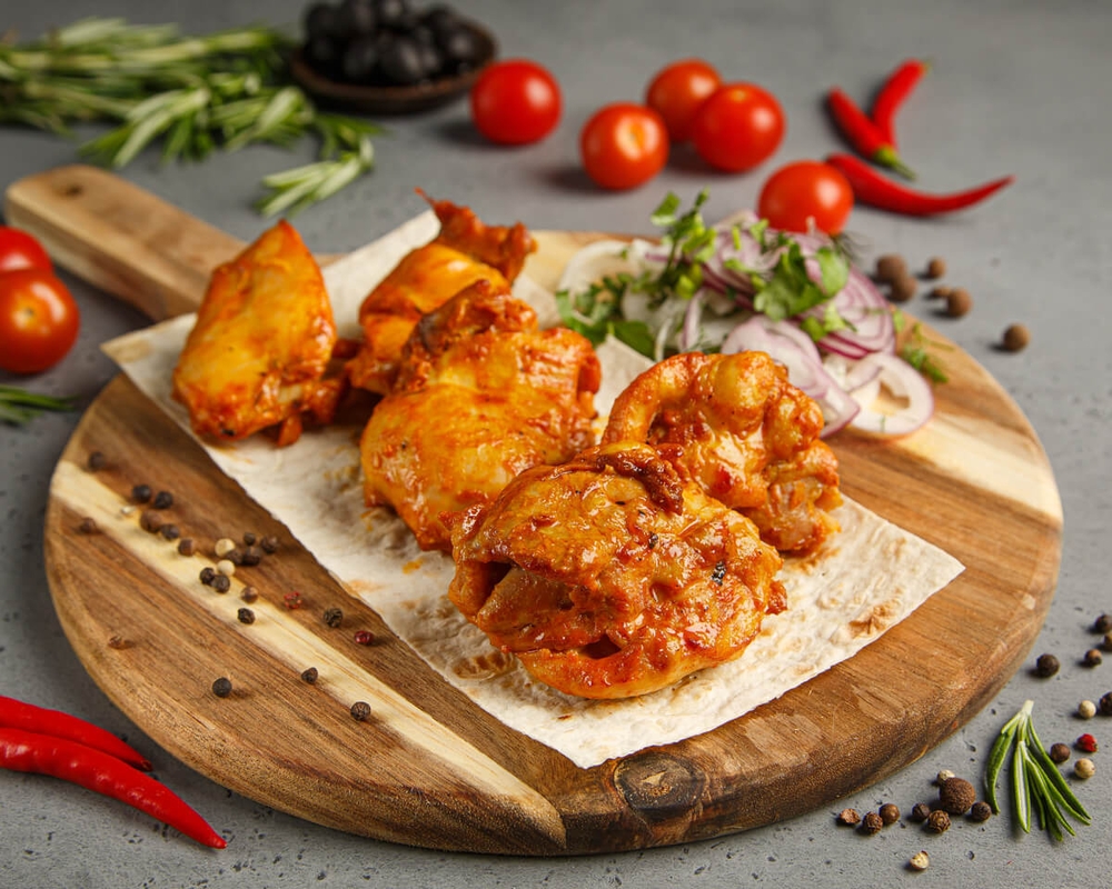 Шашлык из куриных бедер 