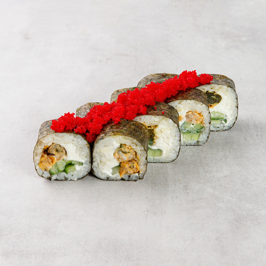 Ролл с мидиями