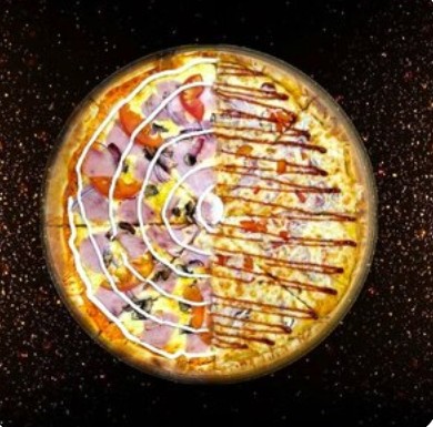 Пицца 50/50 Венеция и Баварская