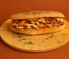 Шаурма с курицей в пите большая