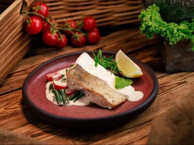 Запеченный судак