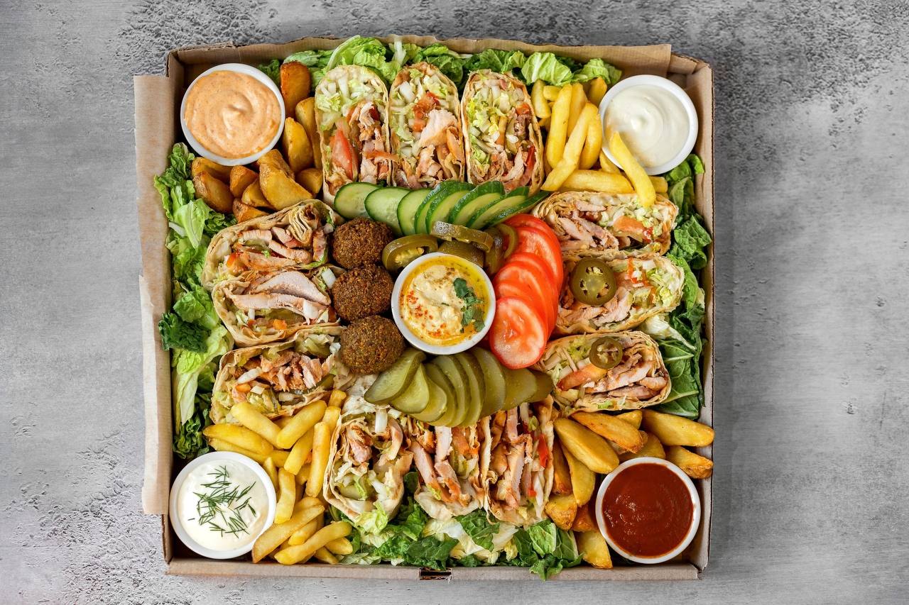 Сет Ассорти Шаверма с курицей на 4Х