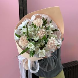 Альстромерии с диантусами