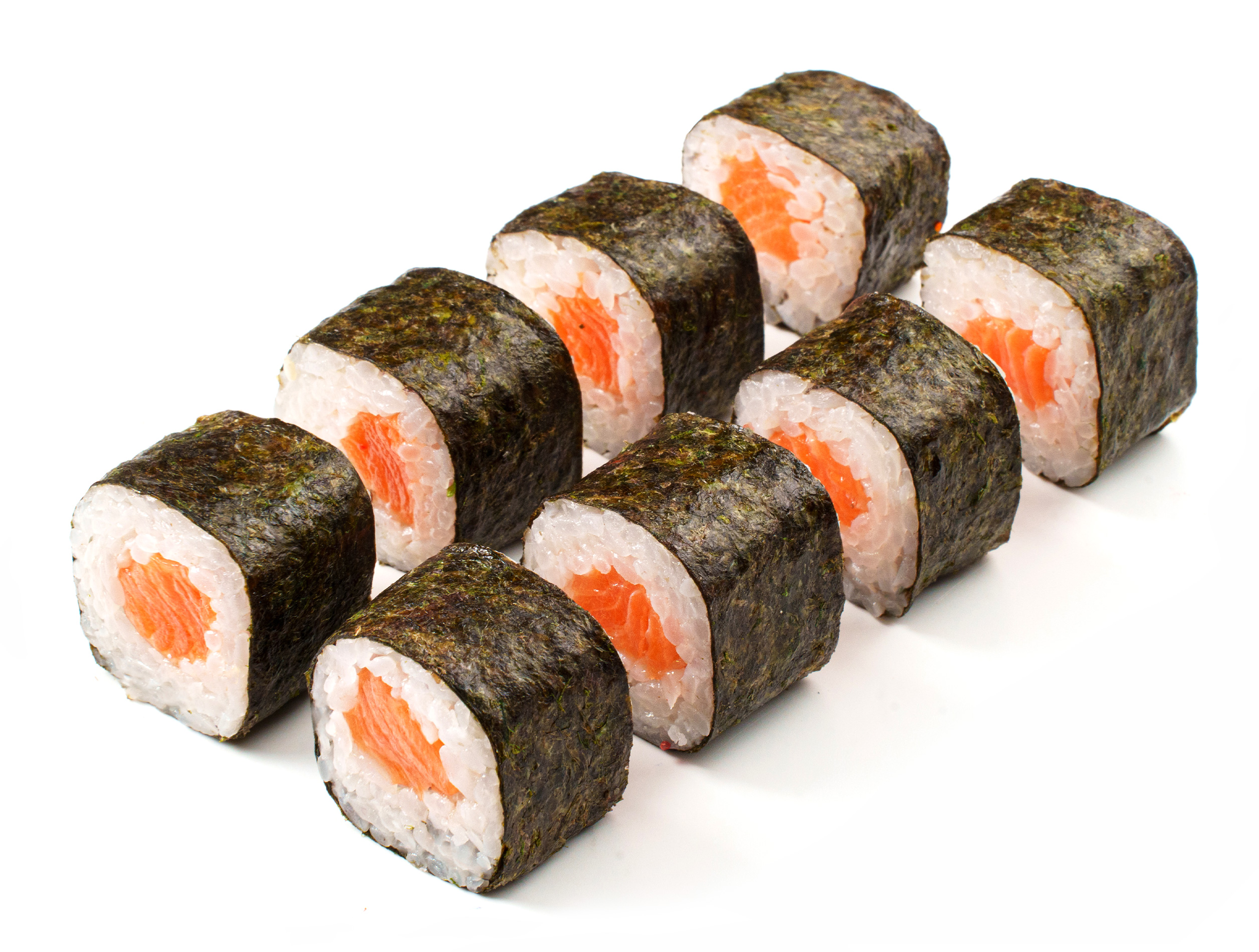 Ролл с лососем