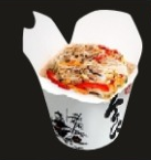 Удон с курицей в сливочном соусе