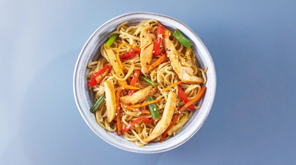 Wok с курицей